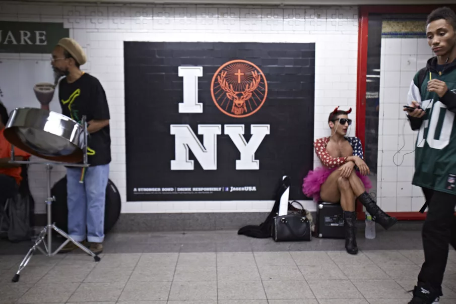 Jagermeister Union Square NYC Subway OOH Billboard