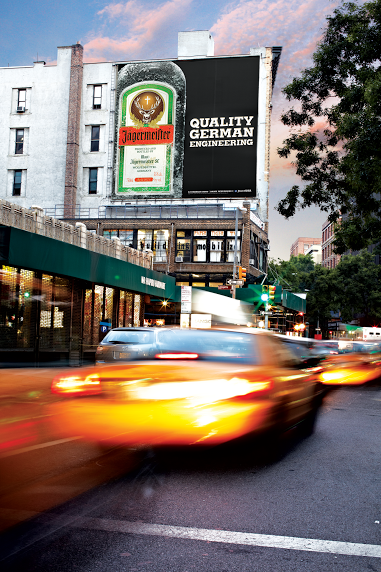 Jagermeister West Village NYC OOH Billboard