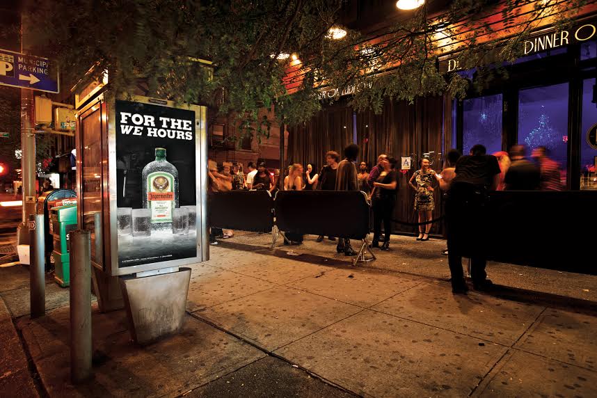 Jagermeister West Village NYC OOH Billboard